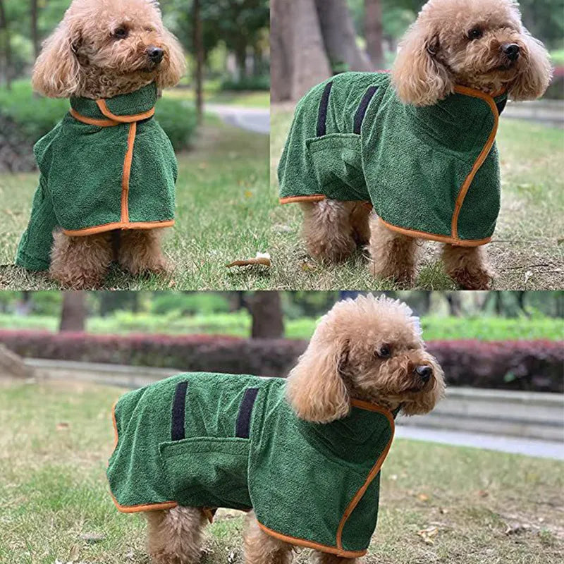 Quick Dry Pet Bathrobe